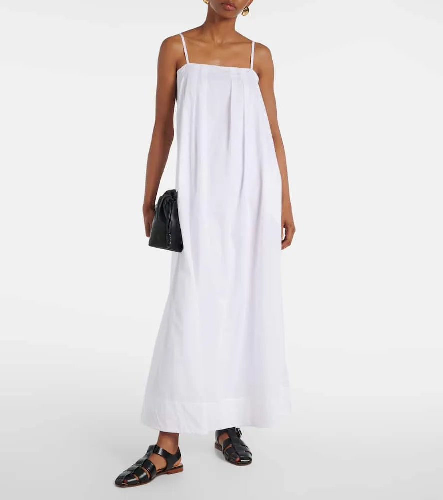 Asceno Heather cotton batiste maxi dress