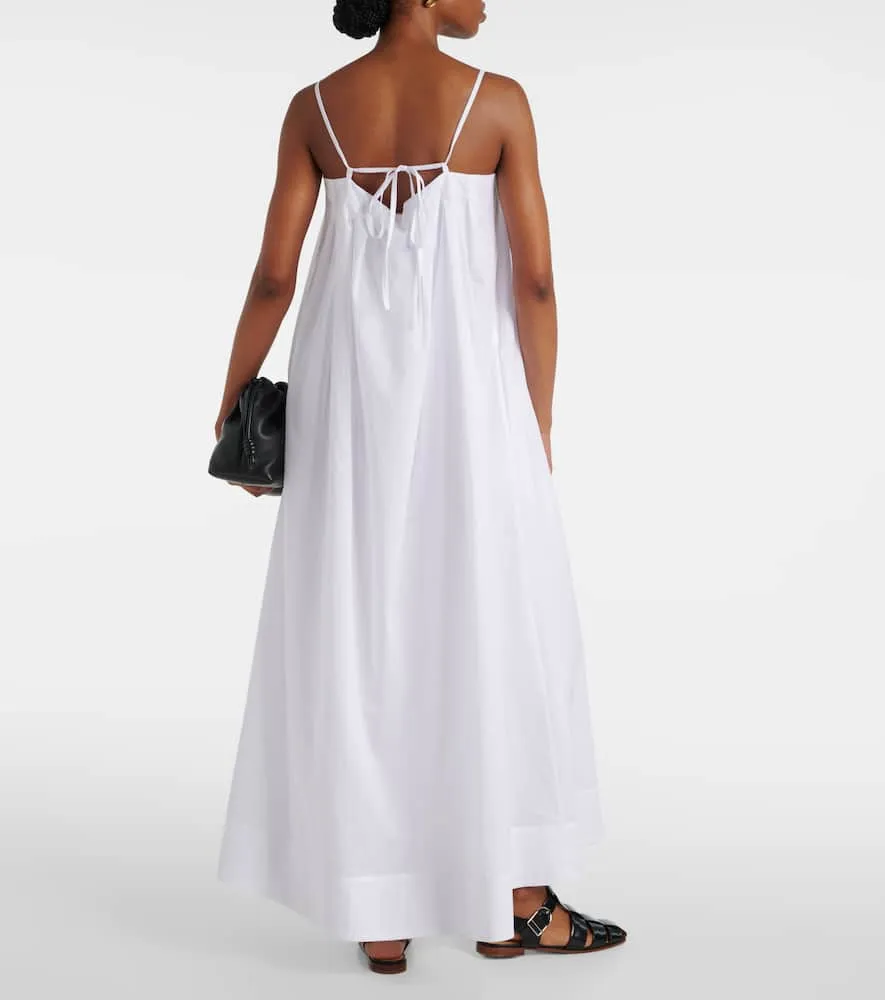 Asceno Heather cotton batiste maxi dress