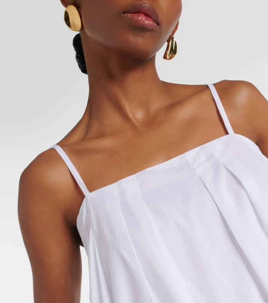 Asceno Heather cotton batiste maxi dress