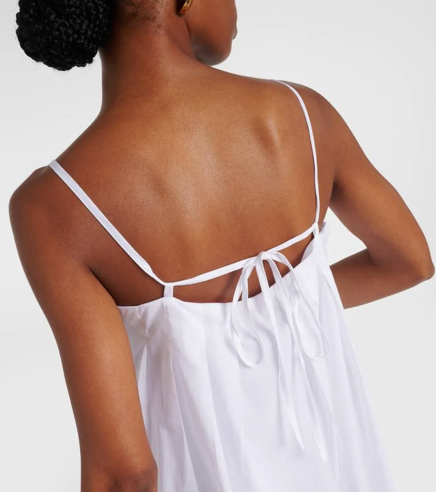 Asceno Heather cotton batiste maxi dress