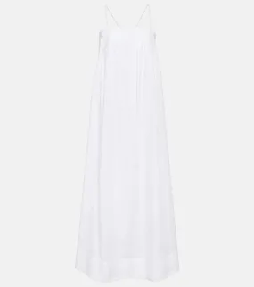 Asceno Heather cotton batiste maxi dress