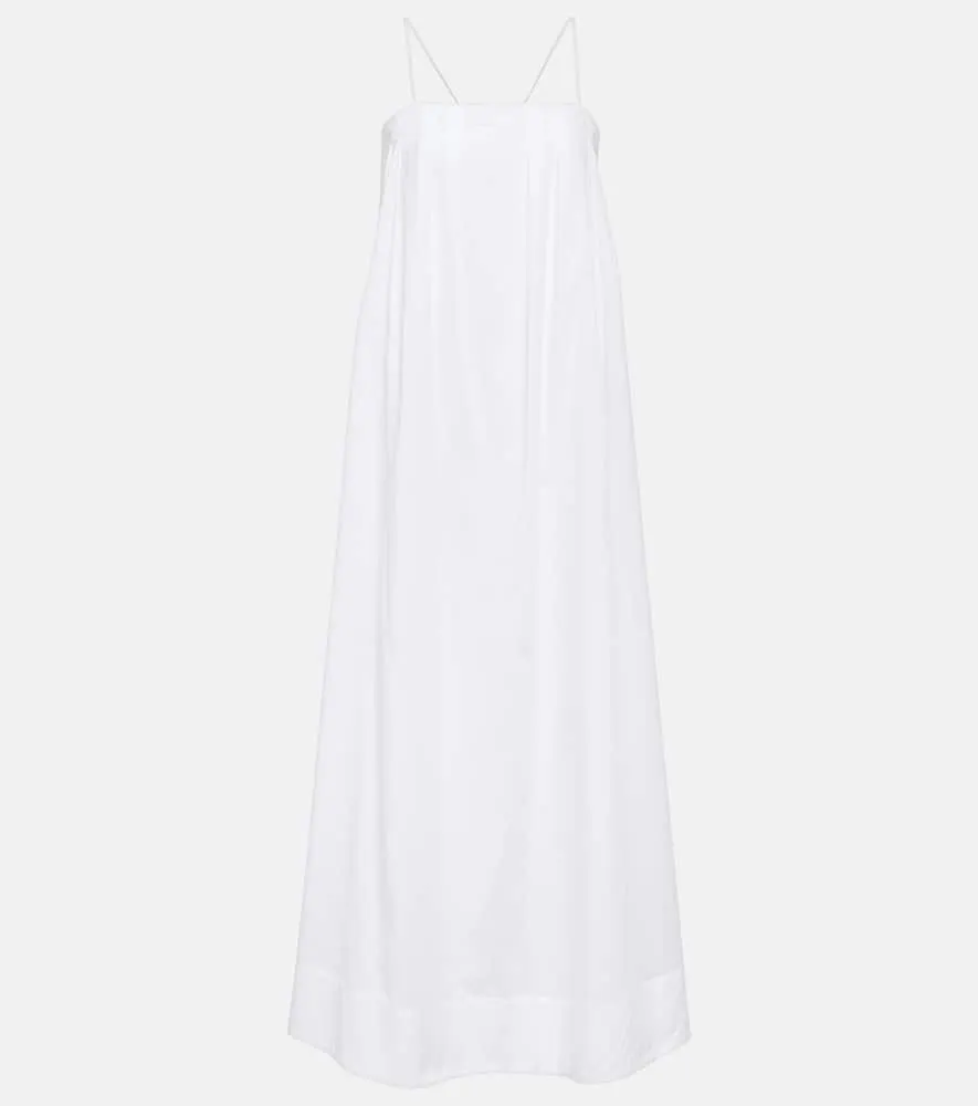 Asceno Heather cotton batiste maxi dress