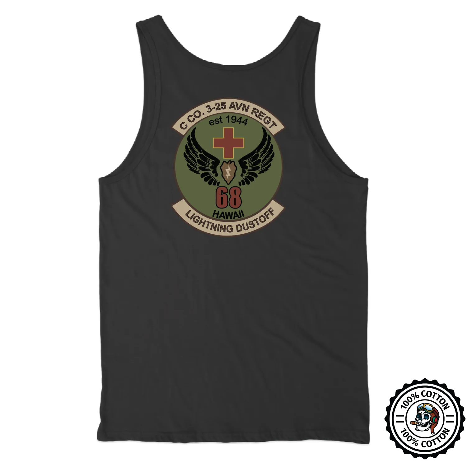 C Co, 3-25 AVN "Lightning Dustoff"  Tank Tops