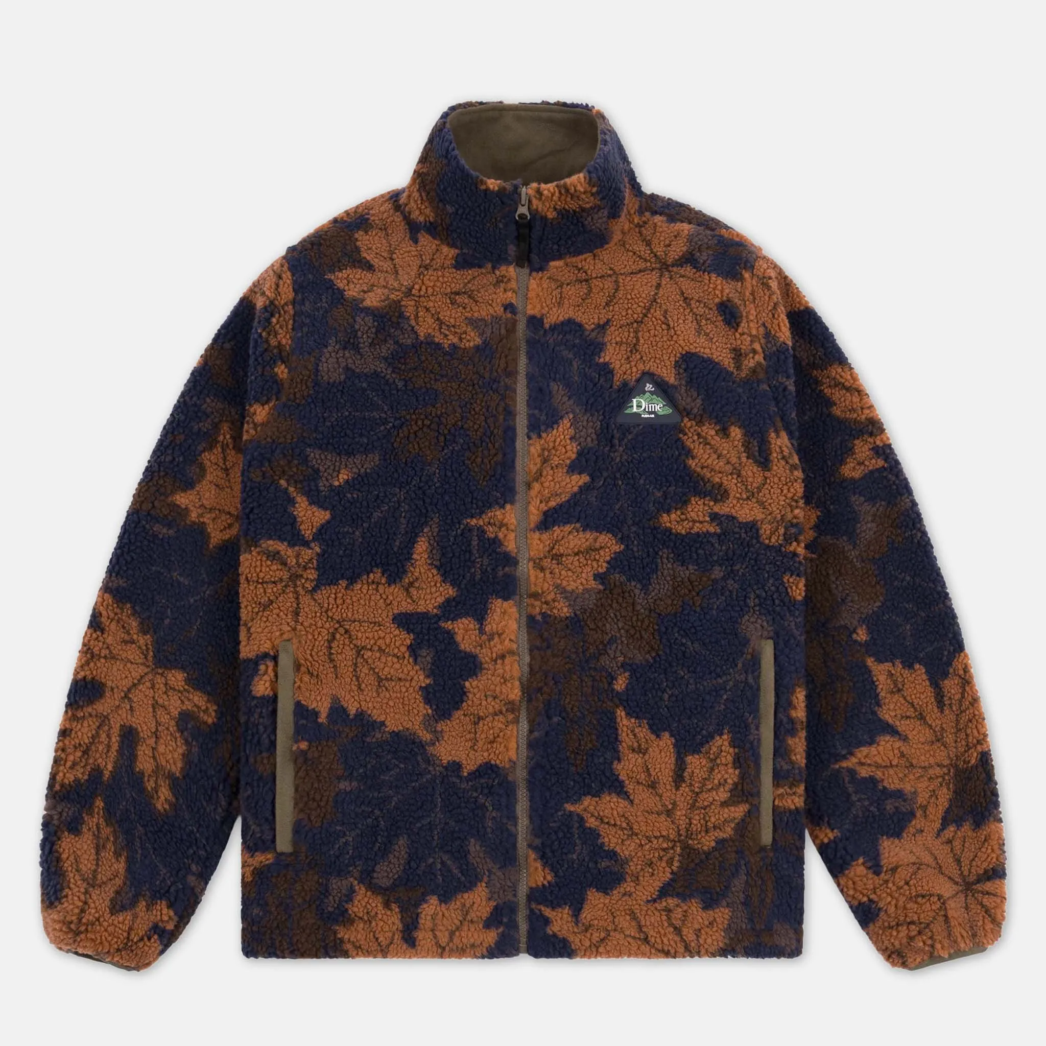 Dime MTL - Sherpa Canadian Zip Fleece - Rust