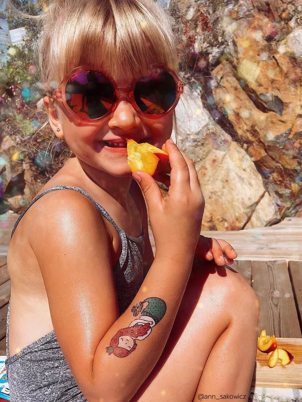 Ducky Street Little Mermaid Temporary Tattoos