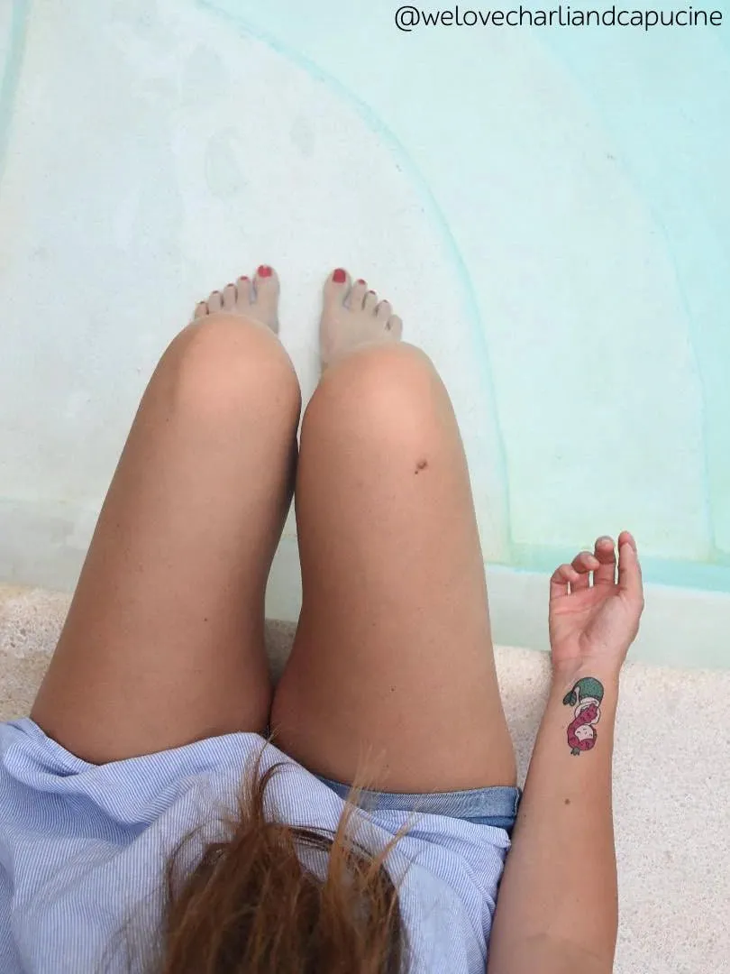 Ducky Street Little Mermaid Temporary Tattoos