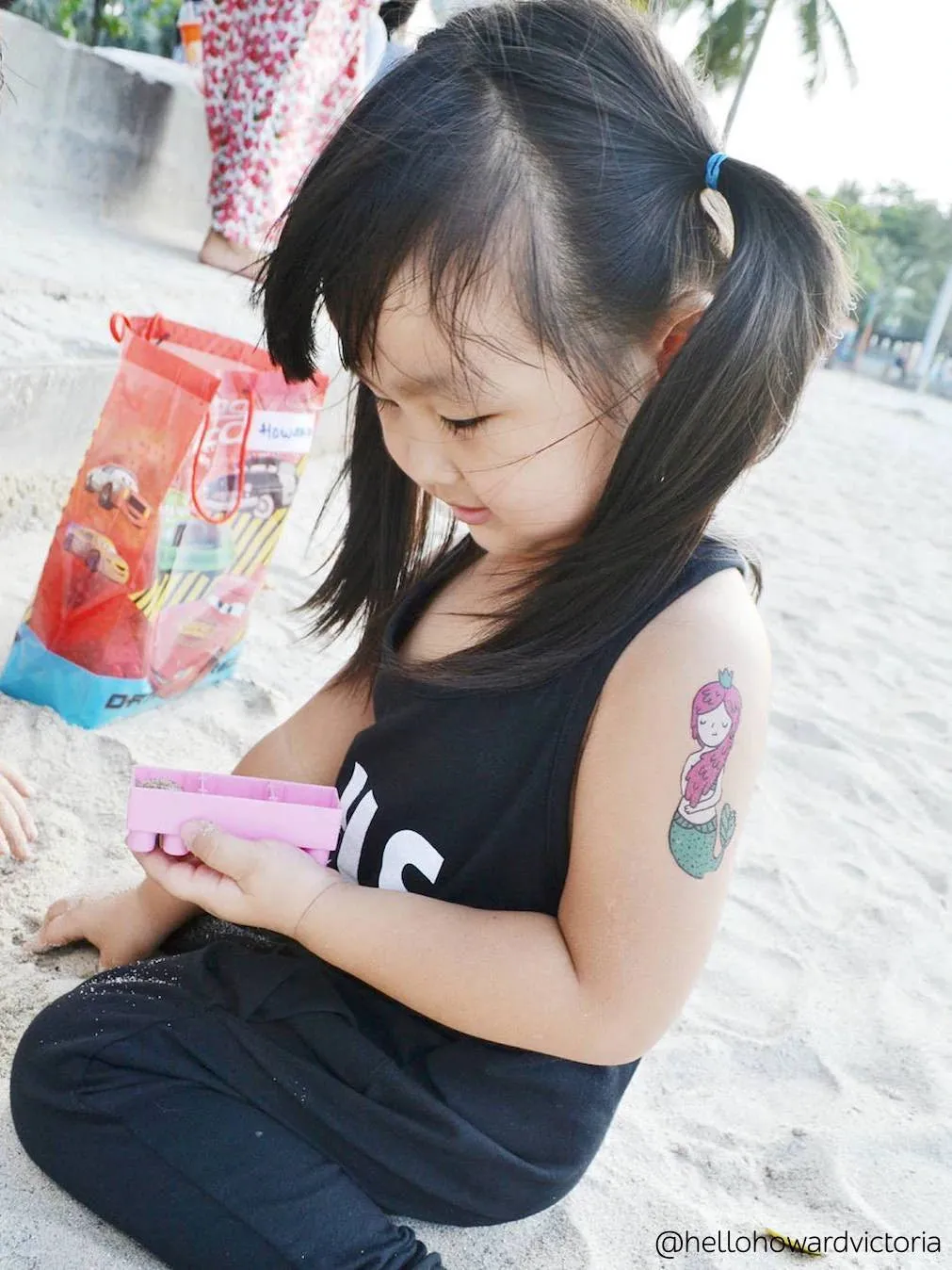 Ducky Street Little Mermaid Temporary Tattoos