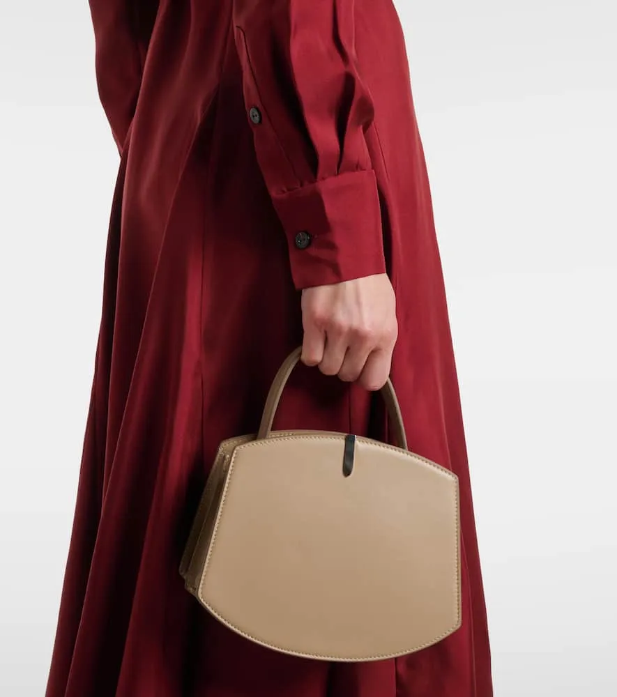 Emilia Wickstead Riko belted silk twill shirt dress