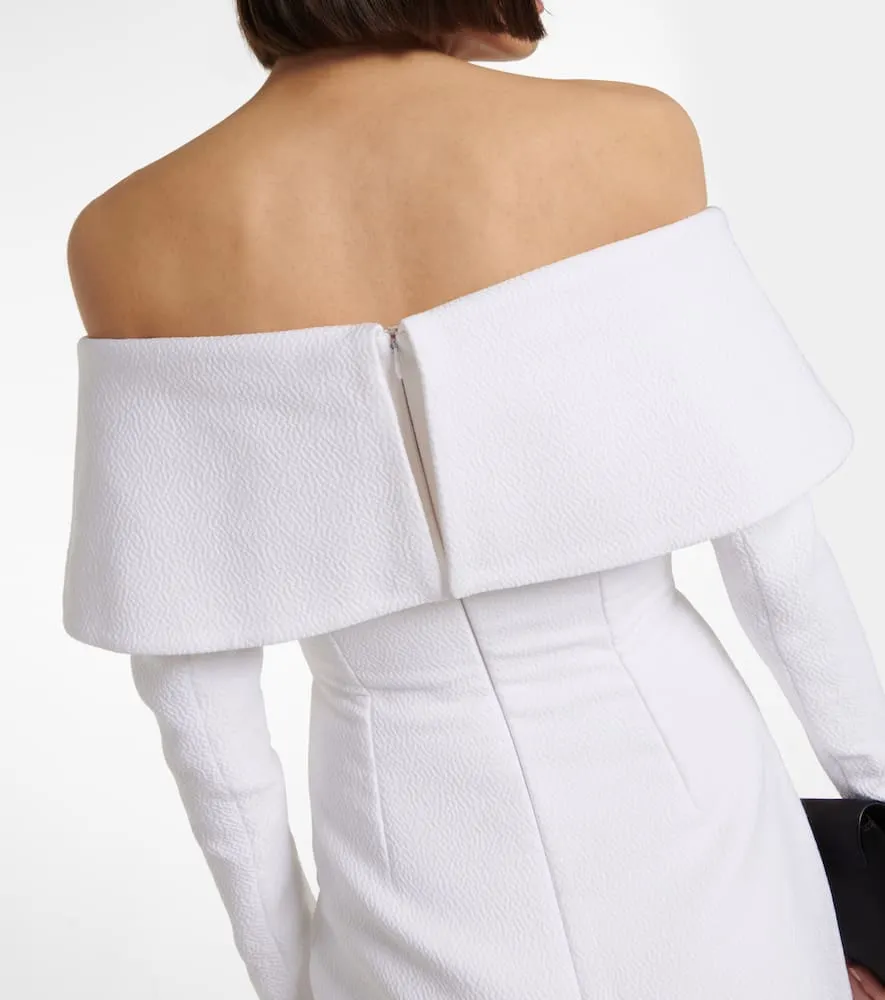 Emilia Wickstead Stephania off-shoulder crêpe maxi dress