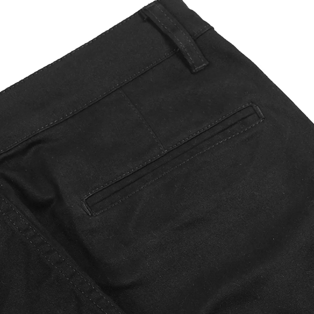 FABIO 21.1 BLACK - LONG CHINO