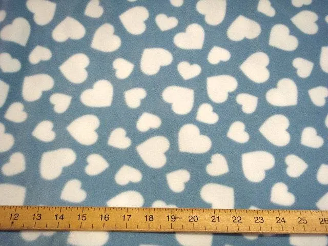 Love Hearts - Fleece Print