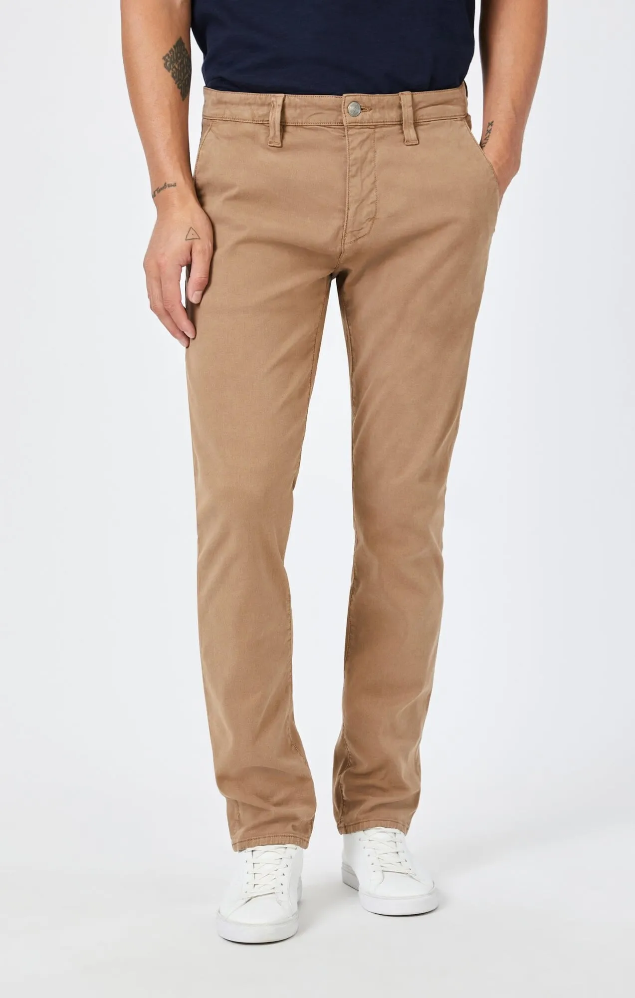 Milton Slim Straight Chino - TIGER EYE