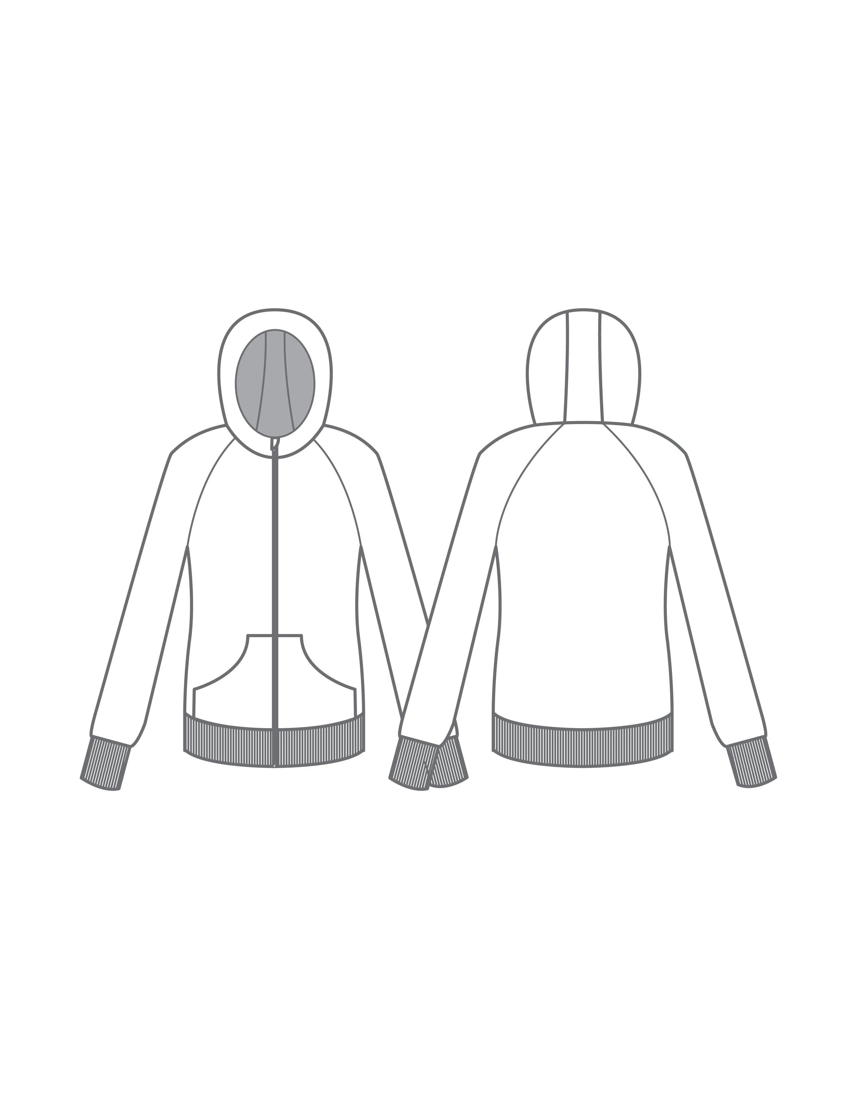 Ombre Full Zip Hoody