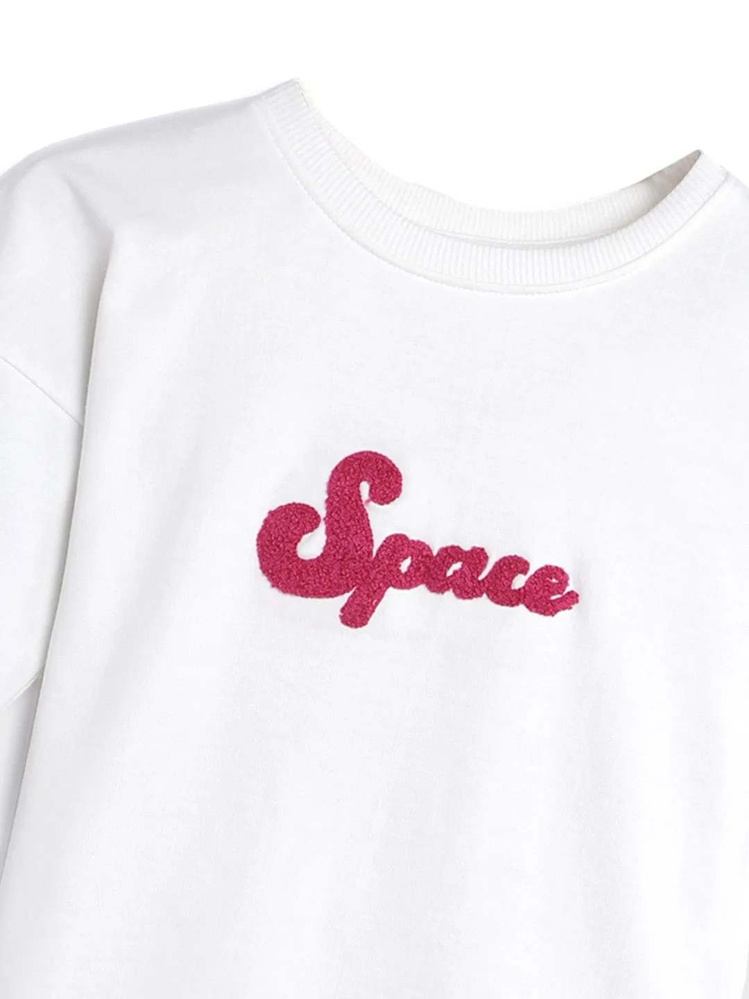 Space Embroidered Sweatshirt