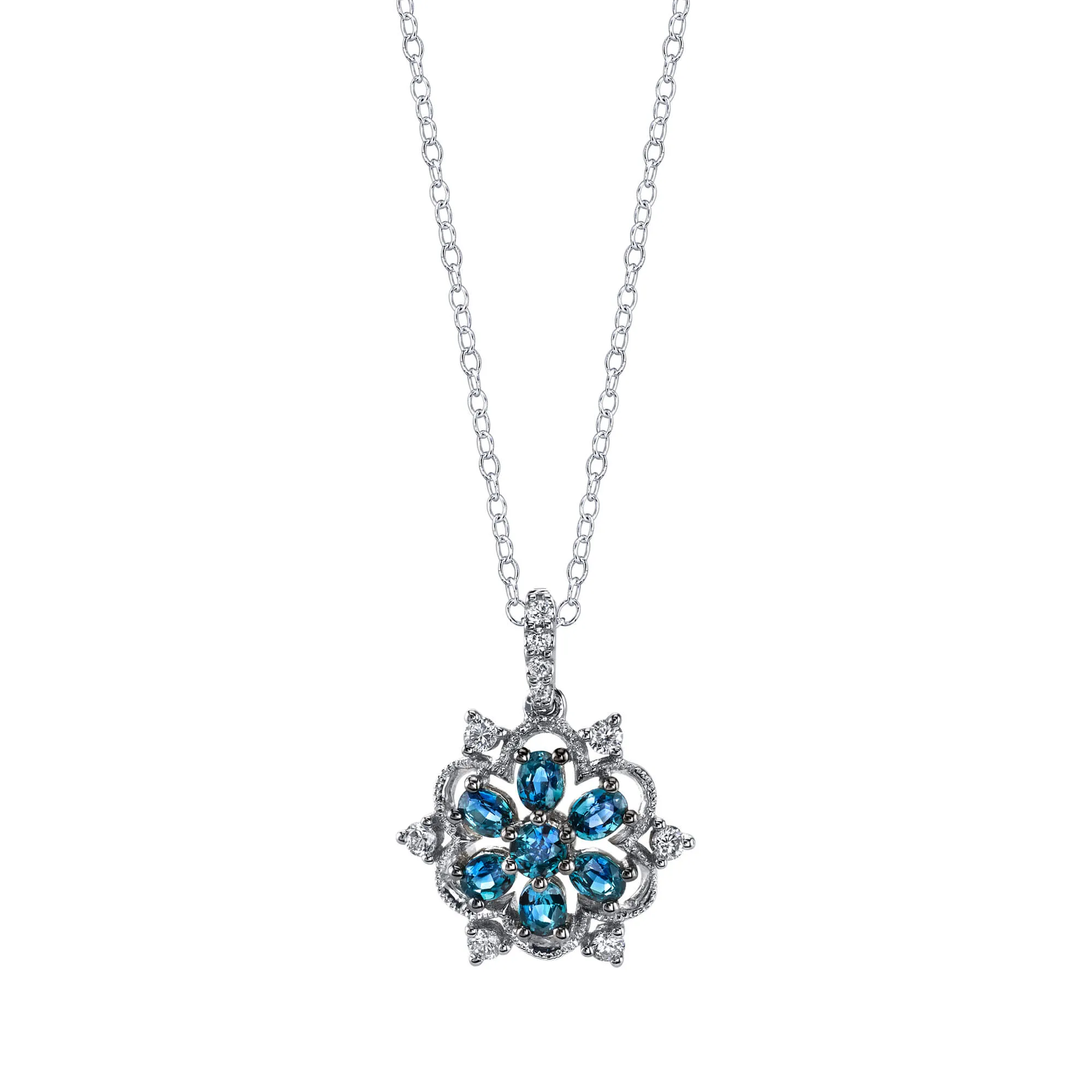 The Phenomenon - 18K White Gold Natural Alexandrite Pendant