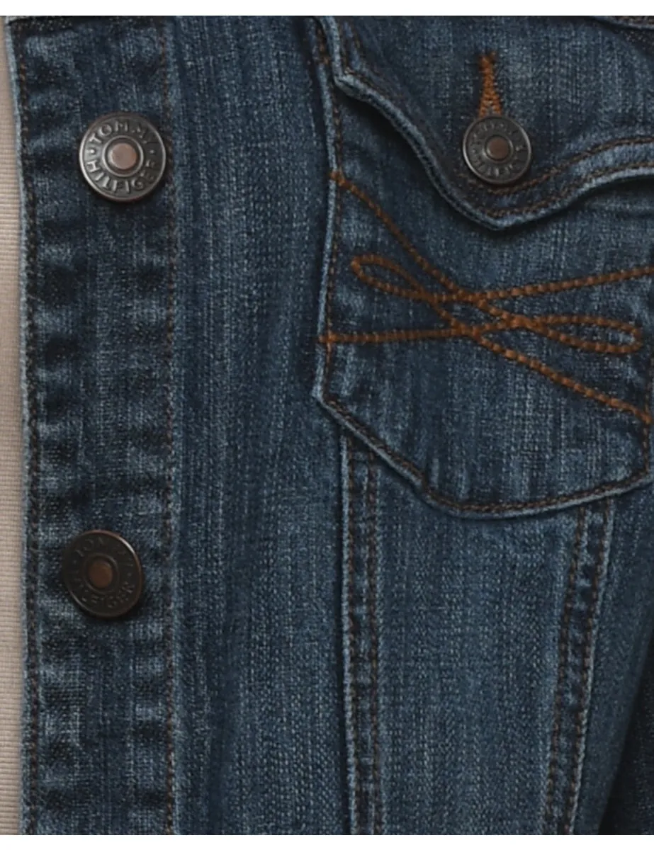 Tommy Hilfiger 1990s Medium Wash Denim Jacket - L