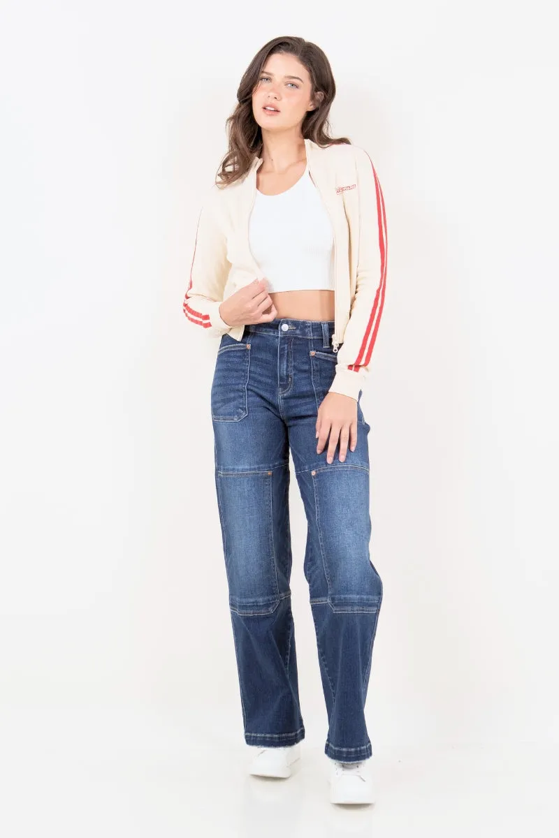 Western Tummy Control High Rise Relaxed Wide Leg