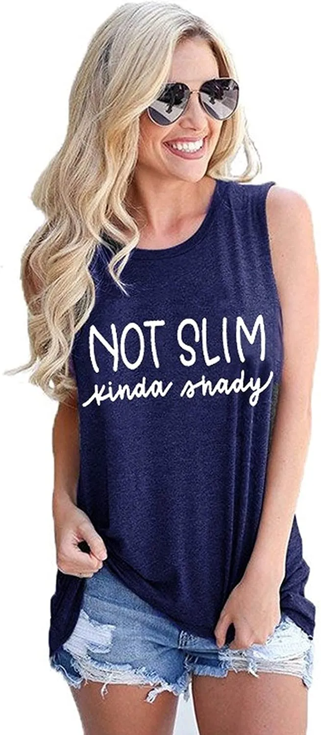 Women Not Slim Shirt Women Not Slim Tank Top