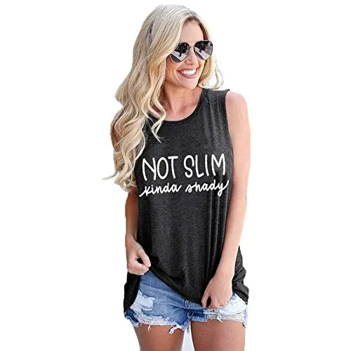 Women Not Slim Shirt Women Not Slim Tank Top