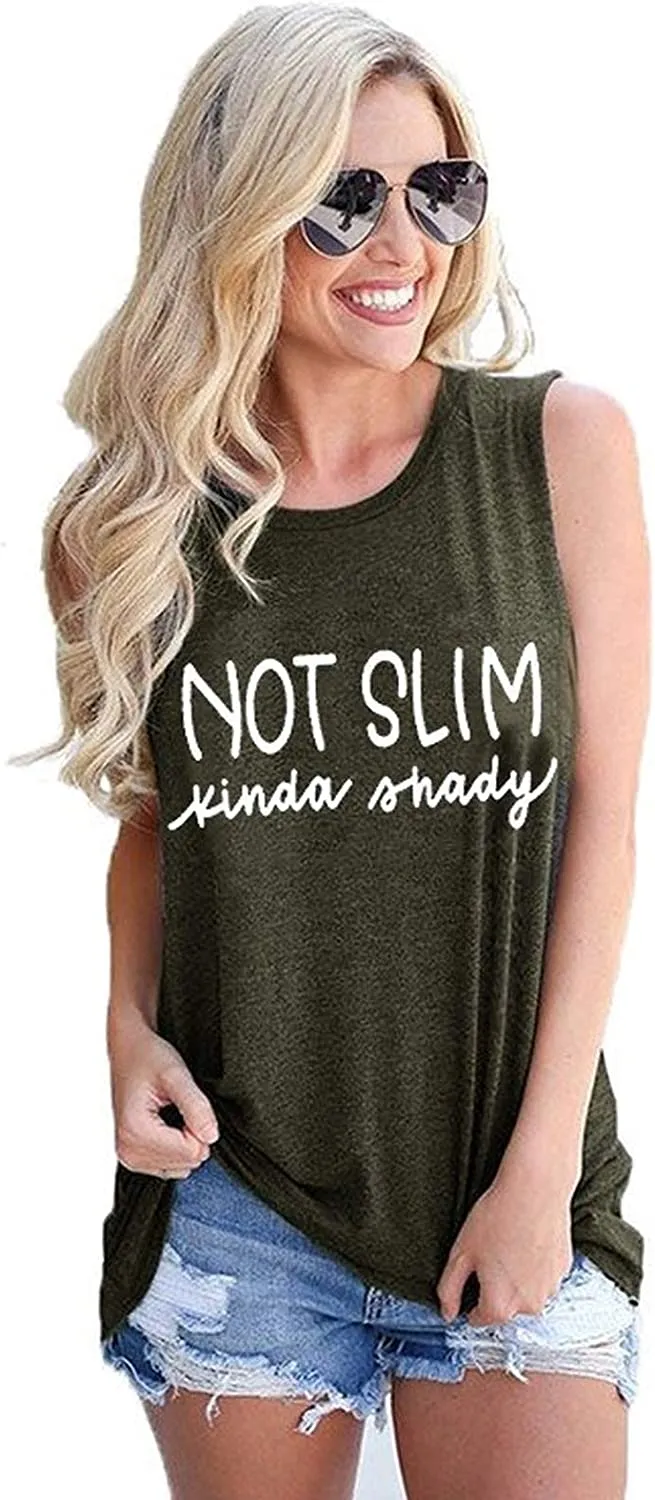 Women Not Slim Shirt Women Not Slim Tank Top