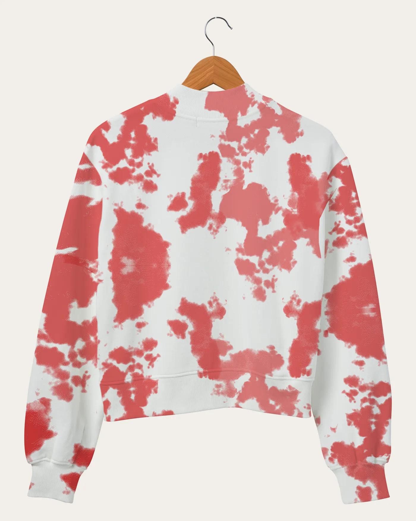 Women's NFL Kansas City Chiefs Tie Dye Mock Neck Fleece